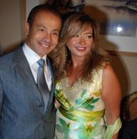 Leila Alawi and her husband