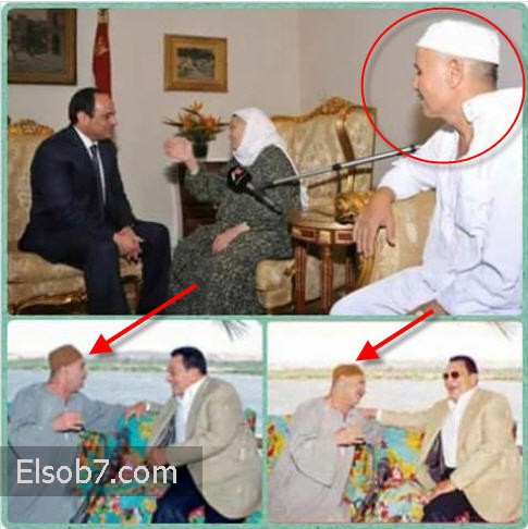 الحاجة زينب تكشف تفاصيل الرجل الذي يجلس مع مبارك
