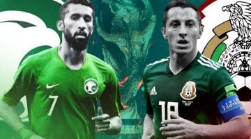 مباراة السعودية والمكسيك