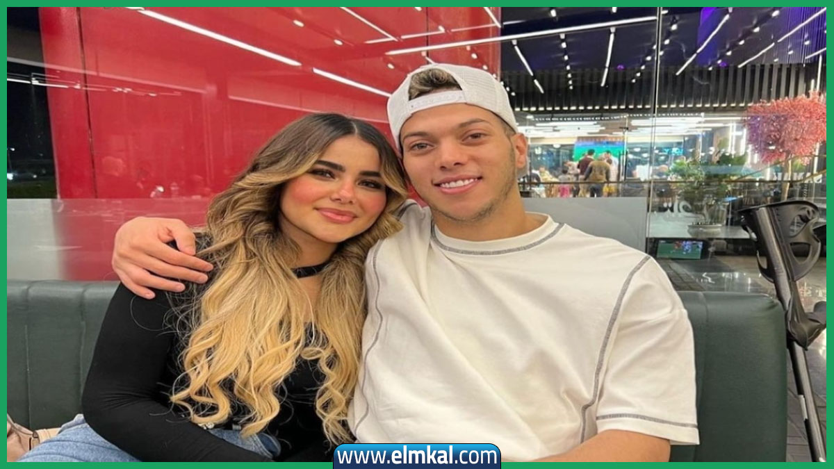 إمام عاشور وزوجته