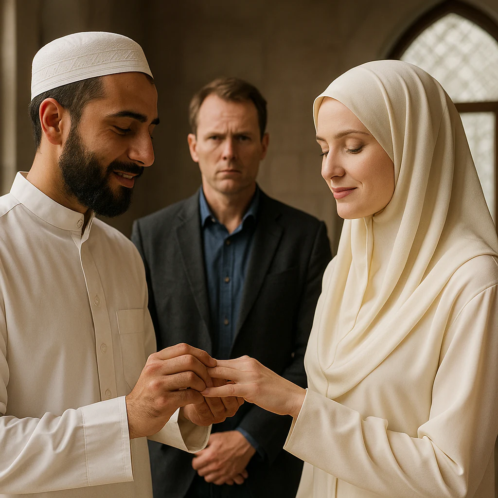 من هي المراه التي تتزوج وزوجها حي؟