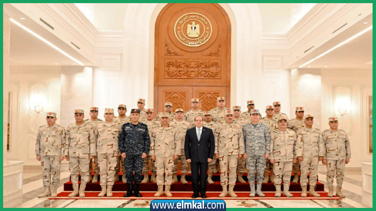 الرئيس السيسي يجتمع مع المجلس الأعلى للقوات المسلحة استعداداً لاحتفالات أكتوبر