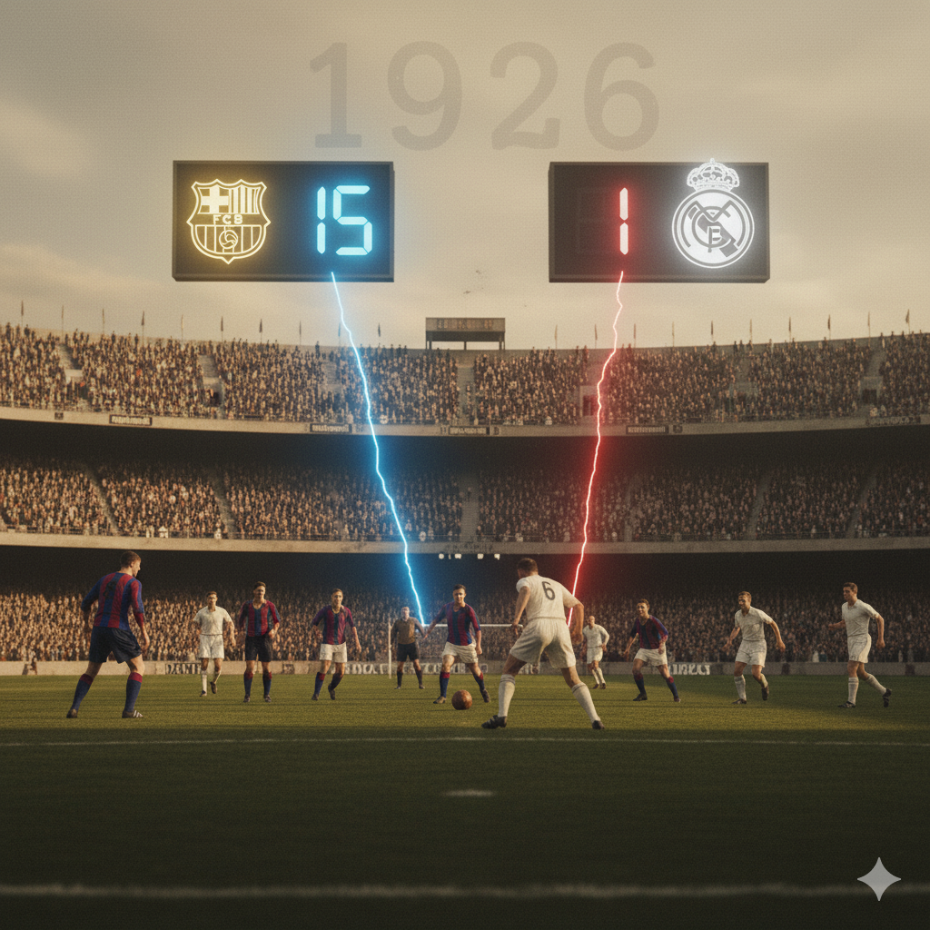 برشلونة 15 1 ريال مدريد 1926 ويكيبيديا