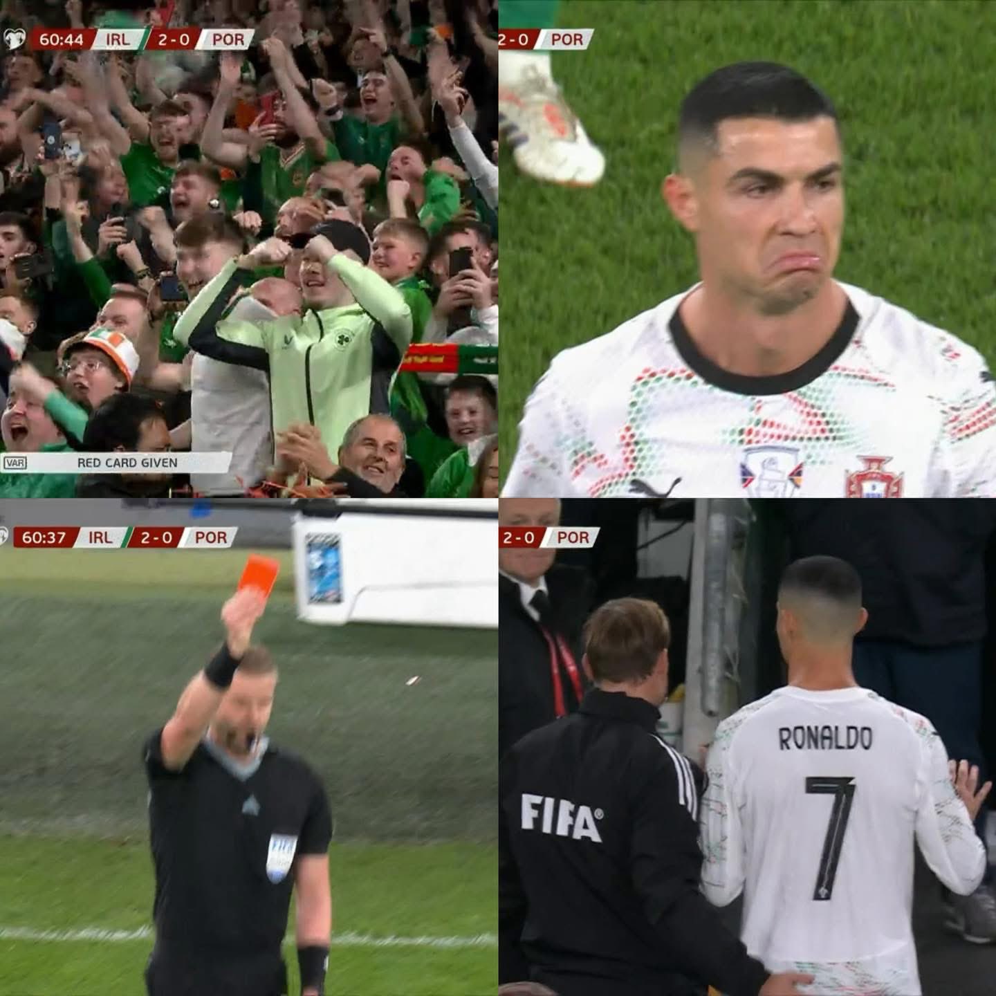 مرفق الوداع: طرد رونالدو يهدد كأس العالم السادسة قبل أن تبدأ