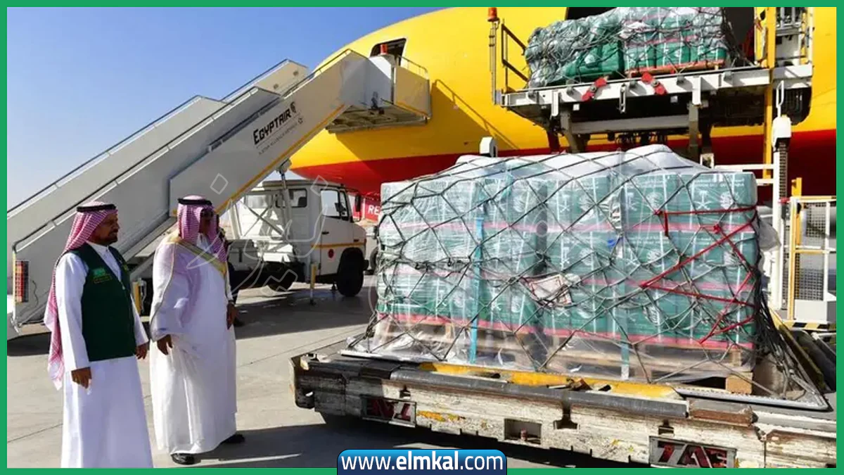 المملكة ترسل طائرة المساعدات الـ 77 لقطاع غزة