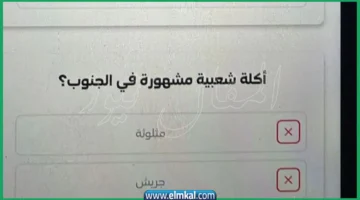 اكله شعبيه مشهوره في الجنوب