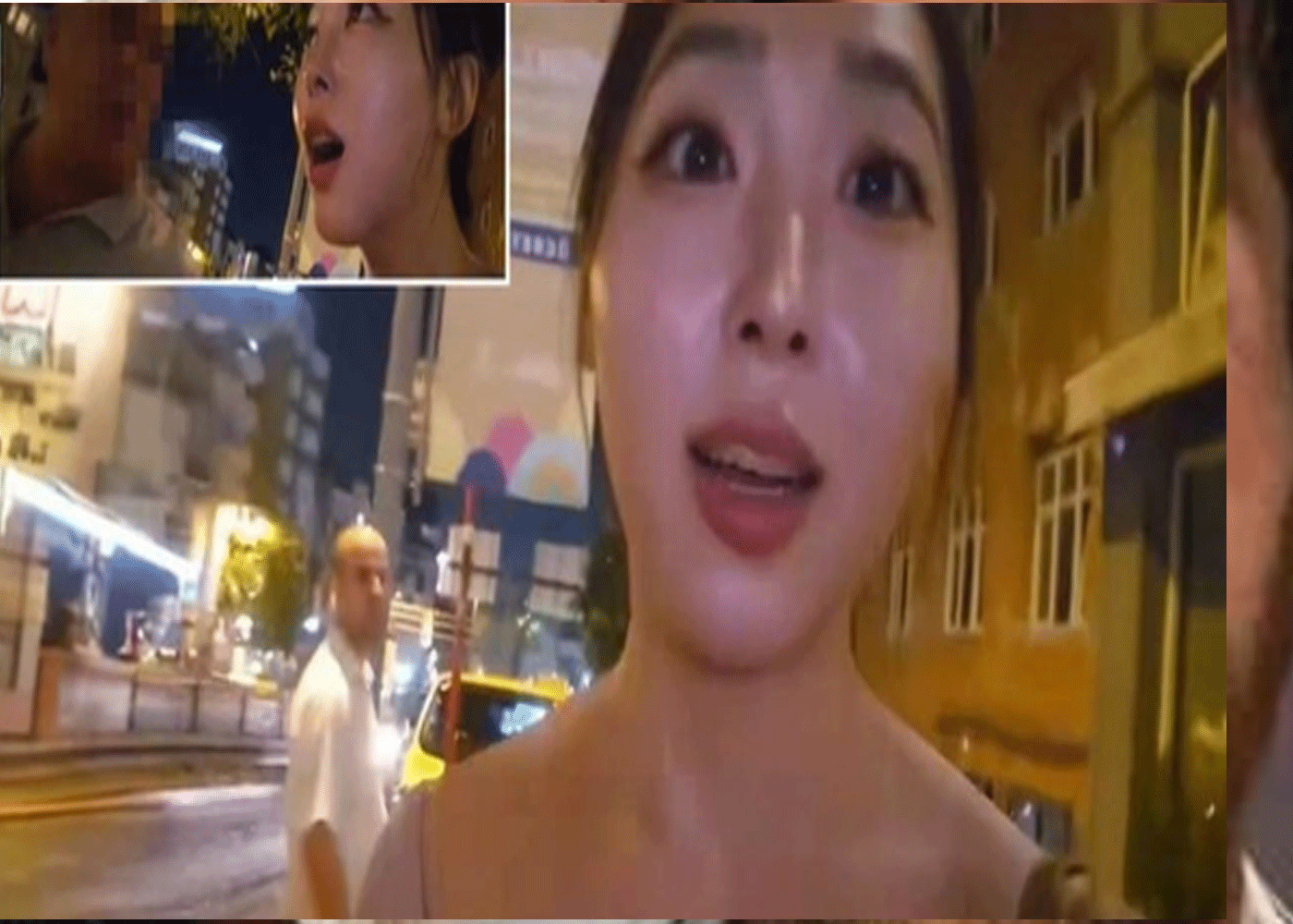 صانعه محتوى كوريه تتعرض للمضايقة على الهواء مباشره في اسطنبول