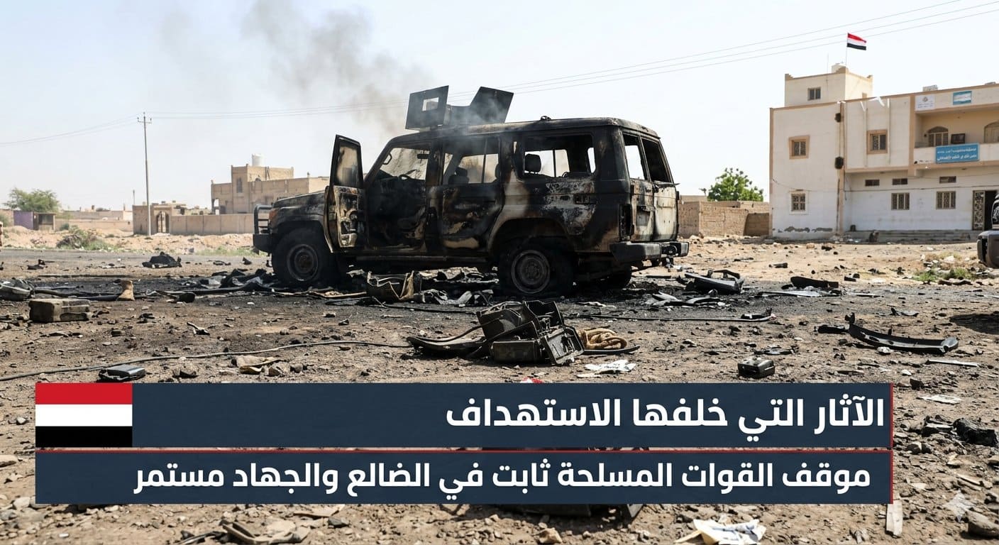 بعد استهداف موكبه في الضالع.. صحفي يطمئن على وزير الدفاع طاهر العقيلي 1 بعد استهداف موكبه في الضالع. صحفي يطمئن على وزير الدفاع طاهر العقيلي